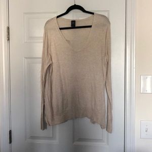 Lightweight 100% cotton Gap sweater in oatmeal size XL